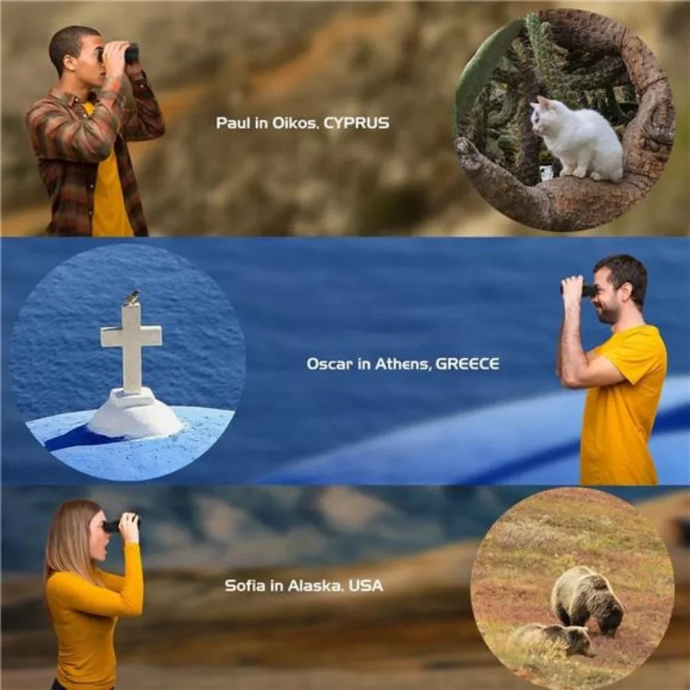 10x25 Compact Binoculars for Adult And Kids